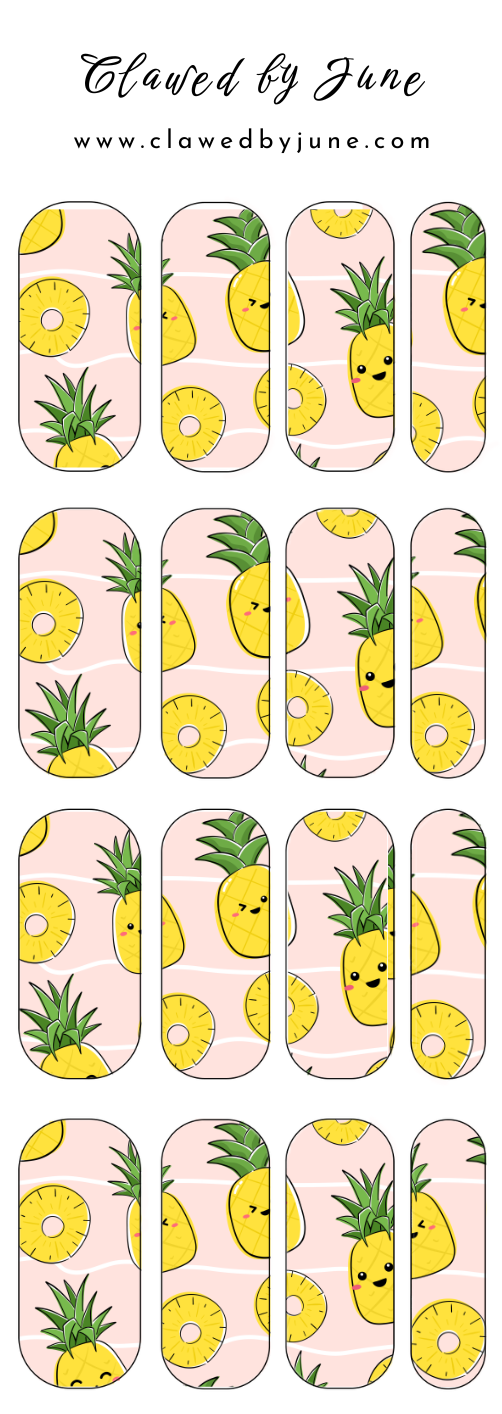 Pineapple Waterslide Decals